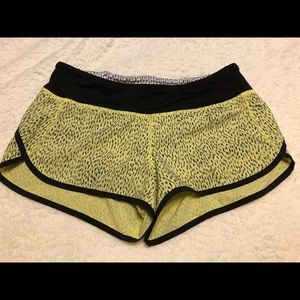 Lululemon speed shorts. SZ 6